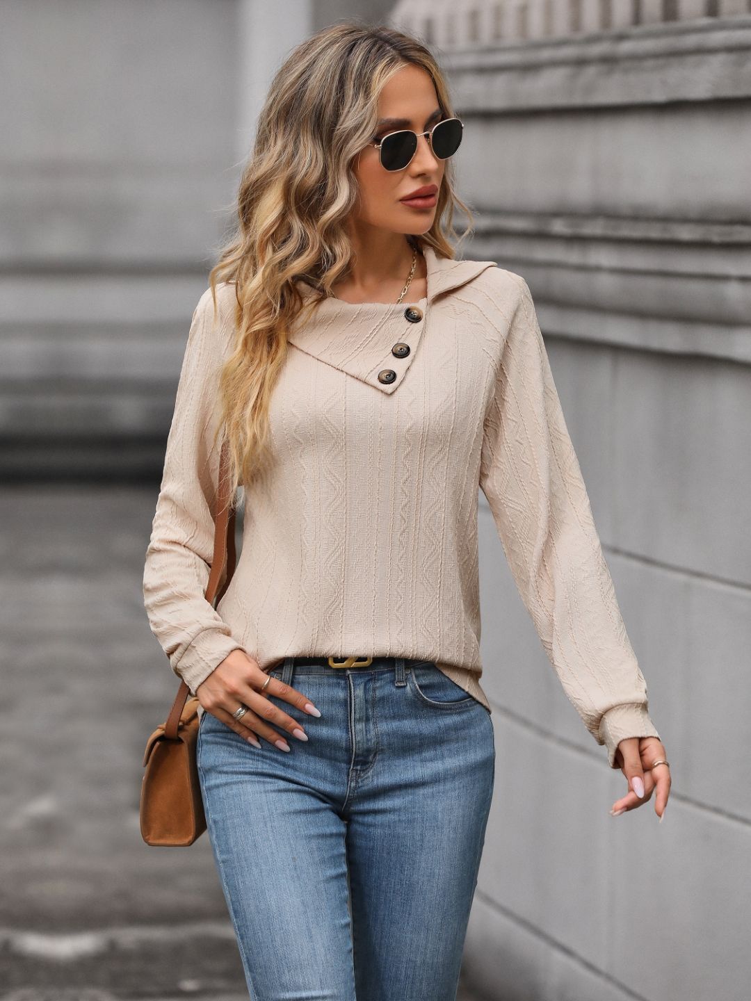 

StyleCast Women Cable Knit Pullover Sweater, Khaki