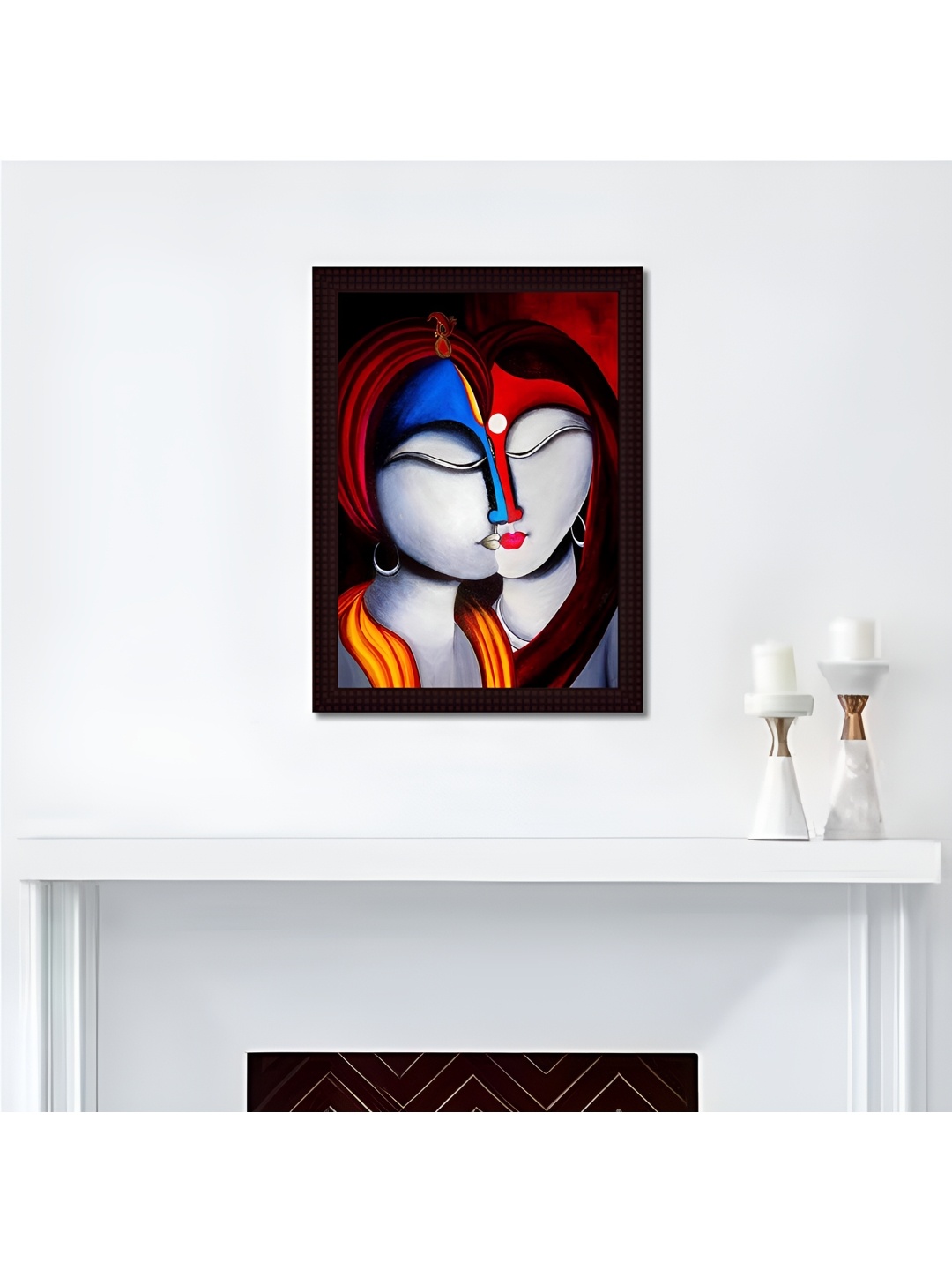 

Tamatina Brown & Grey Printed Framed Painting Wall Art