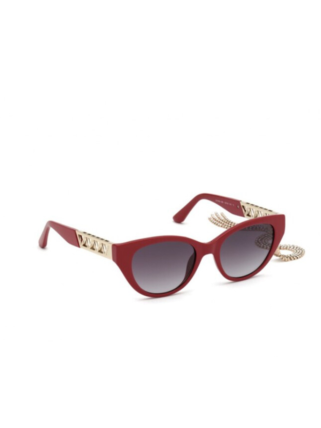 

GUESS Women Cateye Sunglasses with UV Protected Lens GUS76905266BSG, Grey