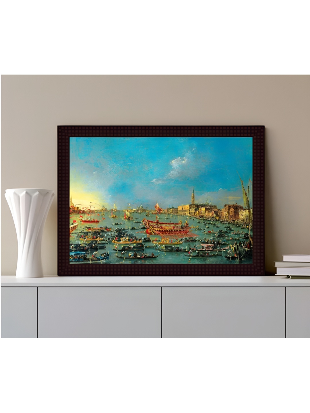 

Tamatina Blue Golden Era of British Empire Canvas Painting Wall Art