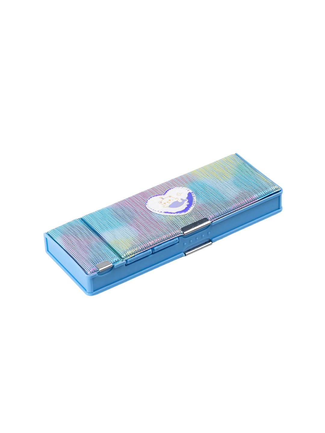 

QIPS Kids Abstract Printed Pen Box, Blue