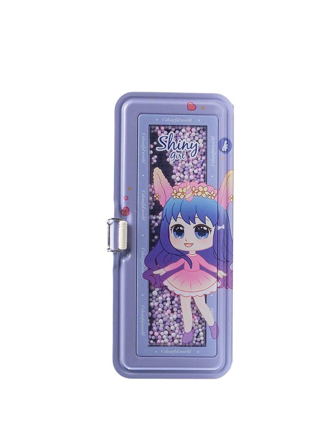 

QIPS Kids Printed Pen Case, Lavender