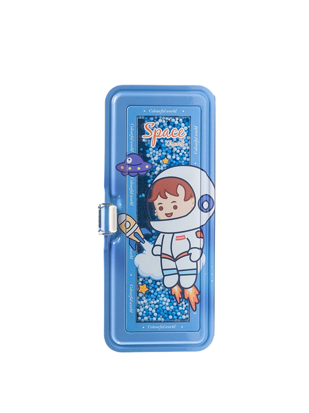 

QIPS Kids Printed Pen Cases Stationery, Blue