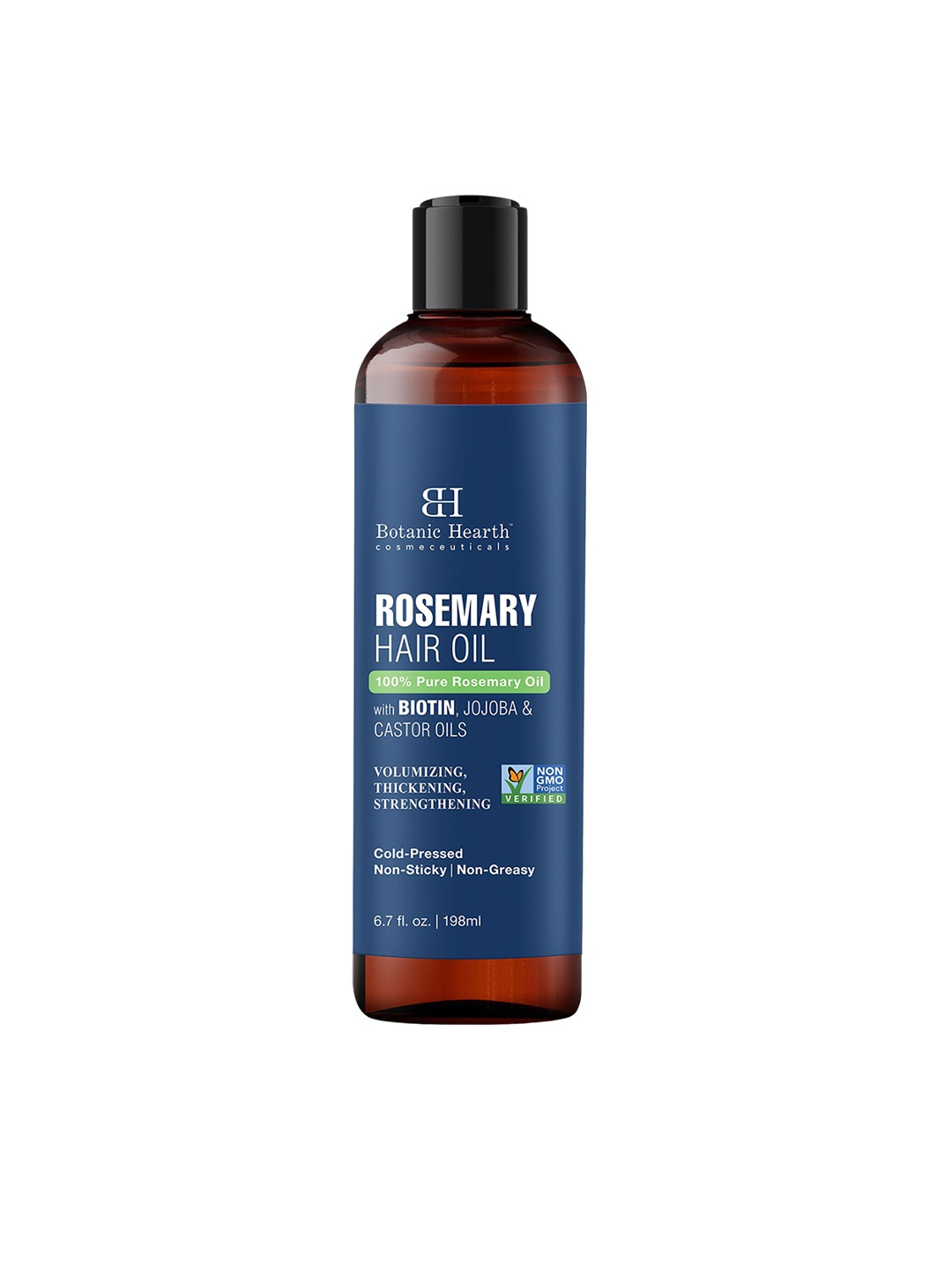 

Botanic Hearth Rosemary Hair Oil With Biotin & Jojoba - 198ml, Brown