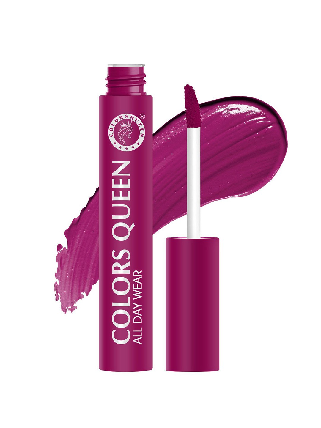 

Colors Queen All Day Wear Matte Liquid Lipstick 12g - Fall In Love 10, Purple