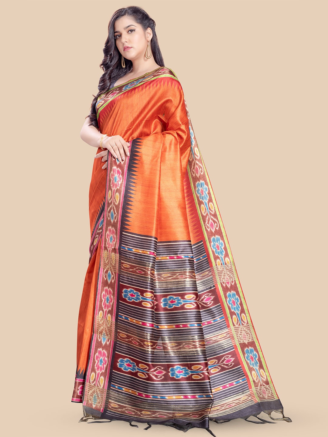 

Rani Saahiba Zari Ethnic Motifs Saree, Beige