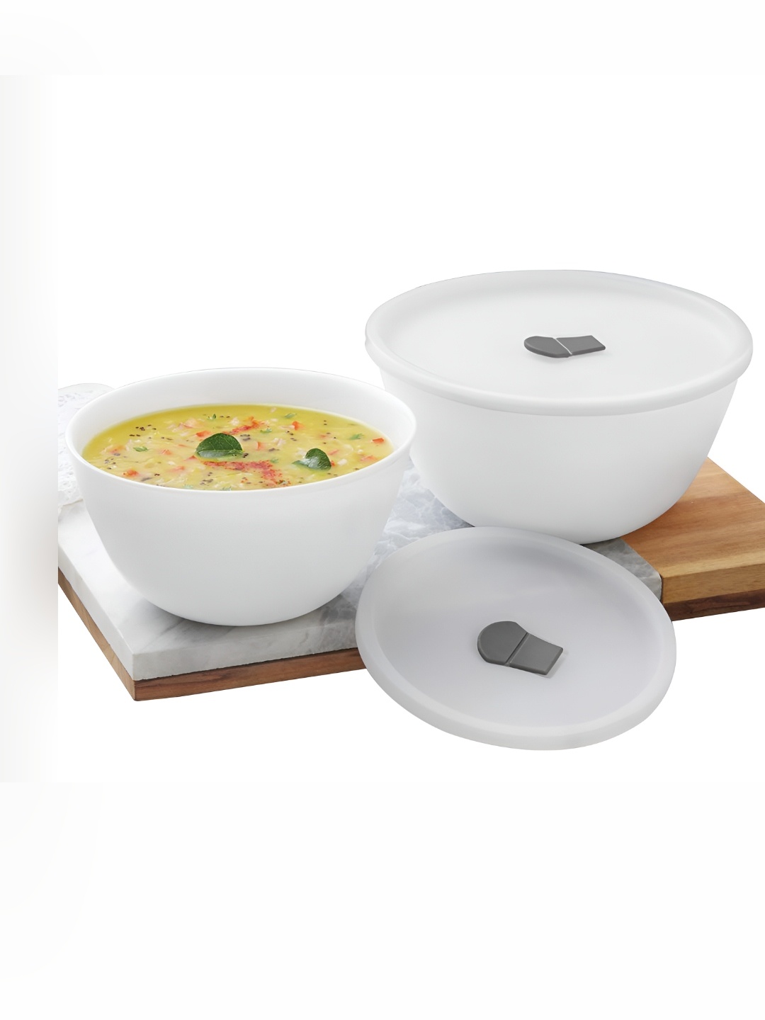 

Larah by BOROSIL White 4 Pieces Glossy Bowls