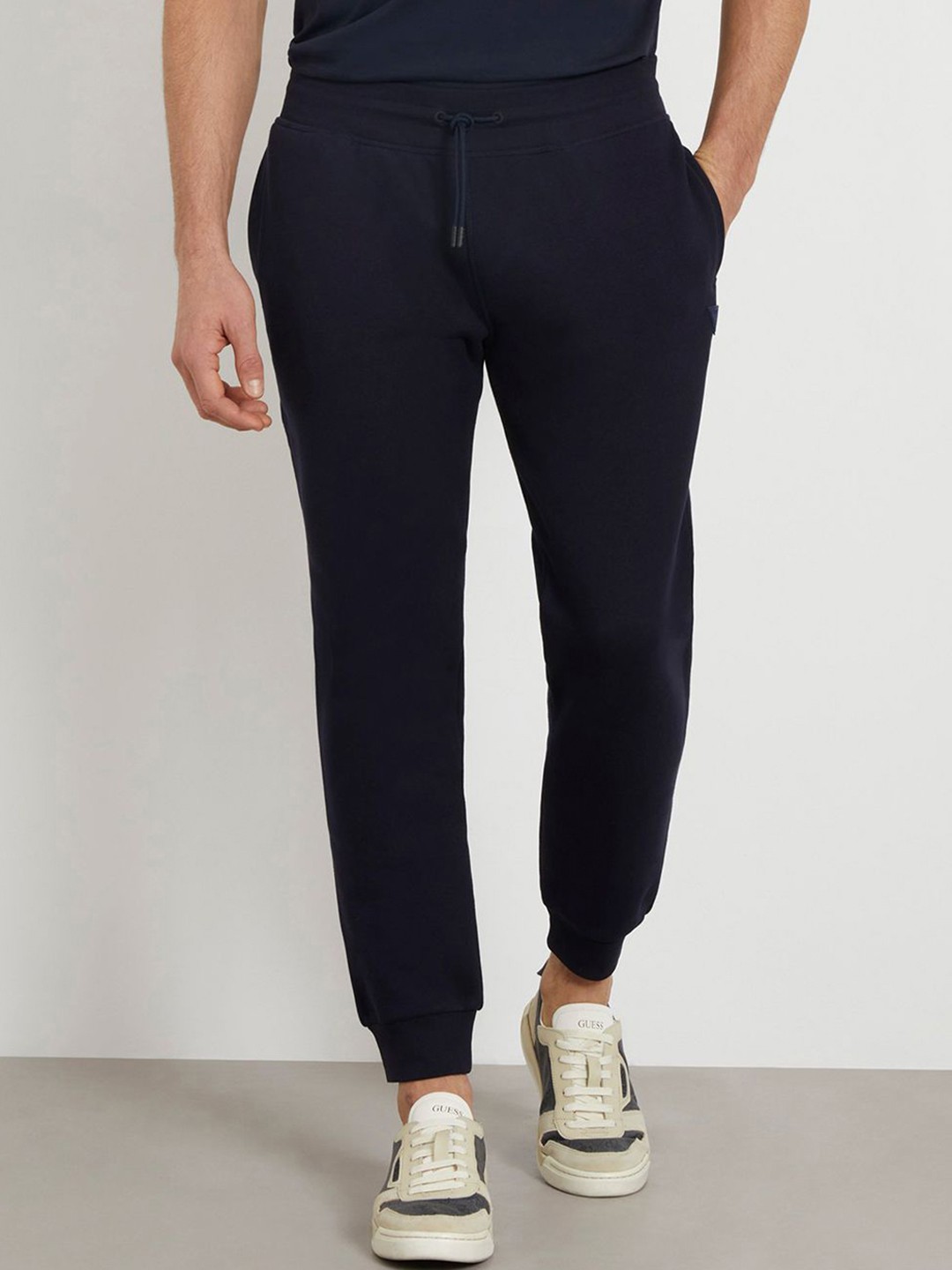 

GUESS Men Joggers Trousers, Navy blue