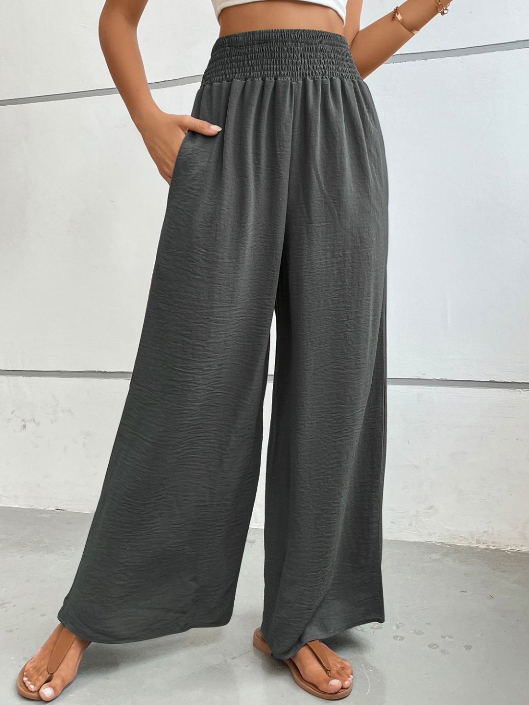 

Stylecast X KPOP Women Parallel Trousers, Grey