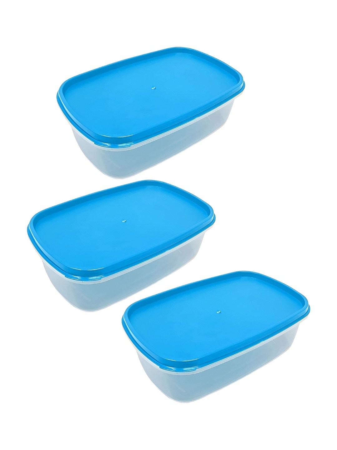 

P-Plus International Blue & Transparent 3 Pieces Airtight Storage Container