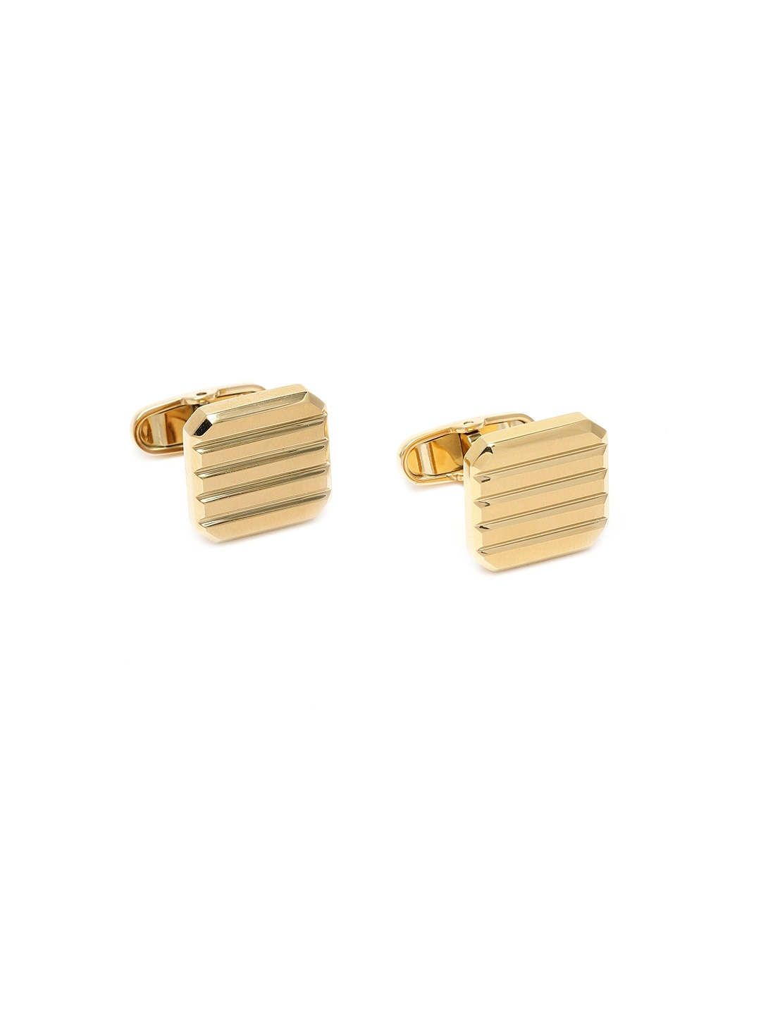 

Tommy Hilfiger Iconic Strips Square-Shaped Cufflinks, Gold