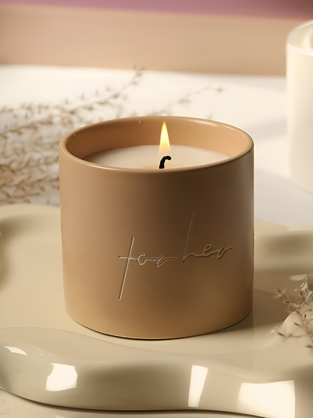 

The Better Home Brown Lime Basil Tangerine Scented Candle Jar