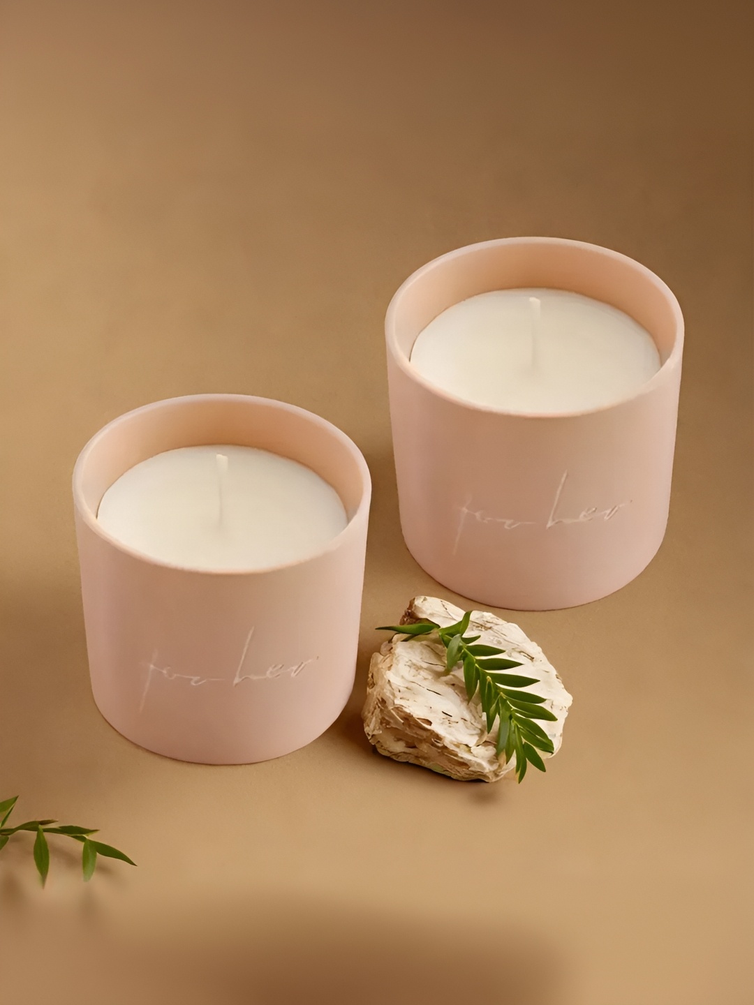 

The Better Home Pink 2 Pieces Scented Jar Candles