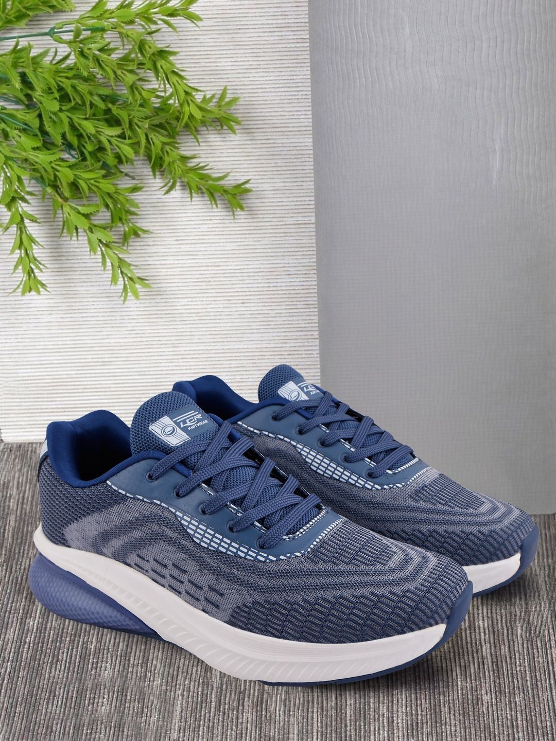 

Lancer Men Textile Walking Shoes, Grey