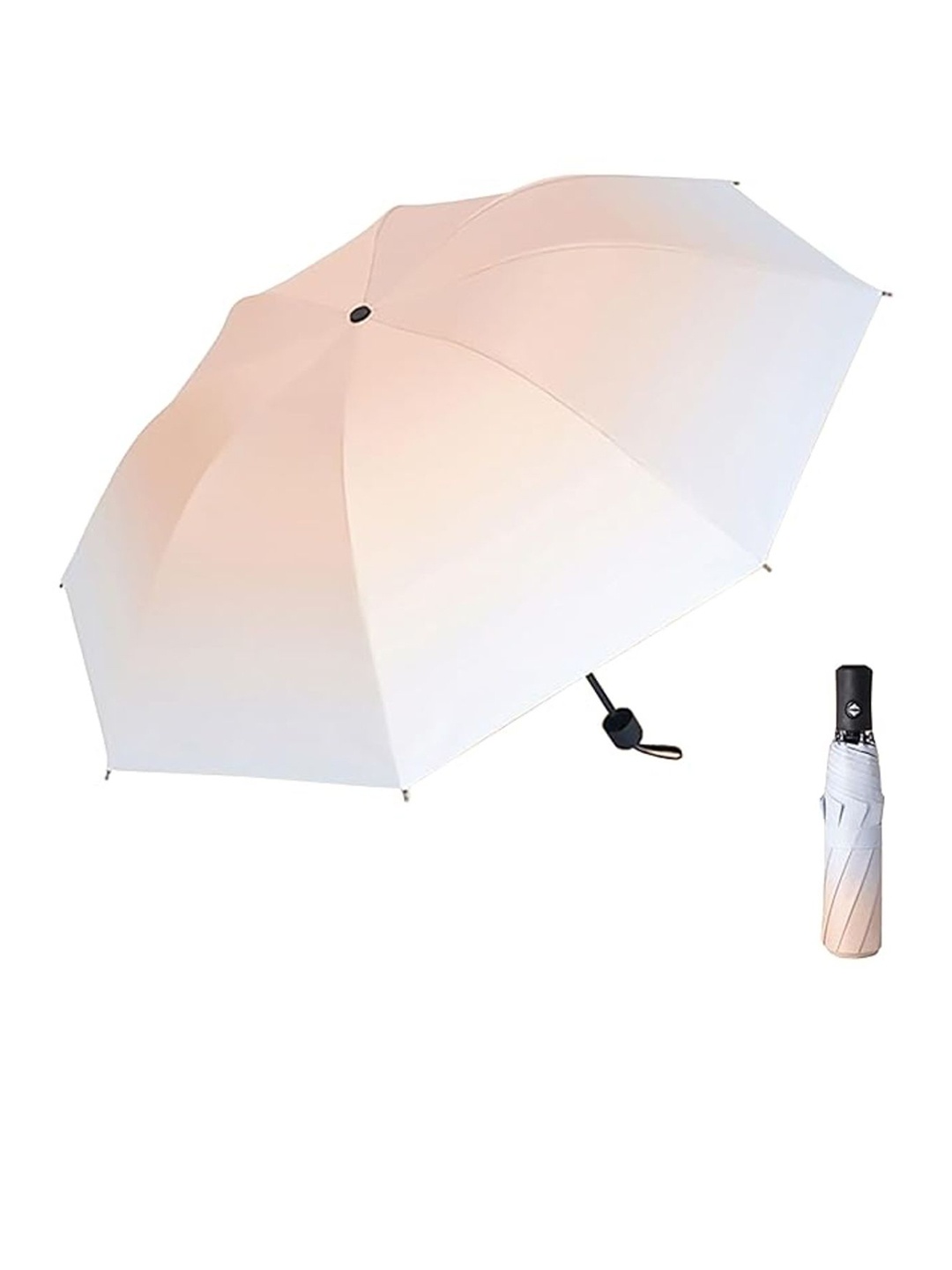 

Sasimo Semi-Automatic 3 Fold Umbrella, Peach