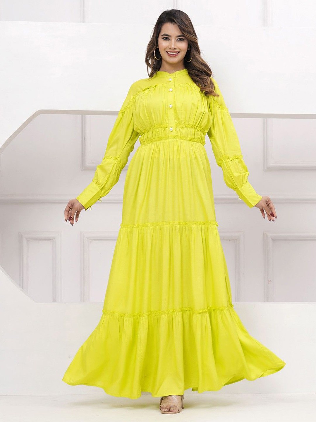 

Hatheli Women Maxi Dress, Green