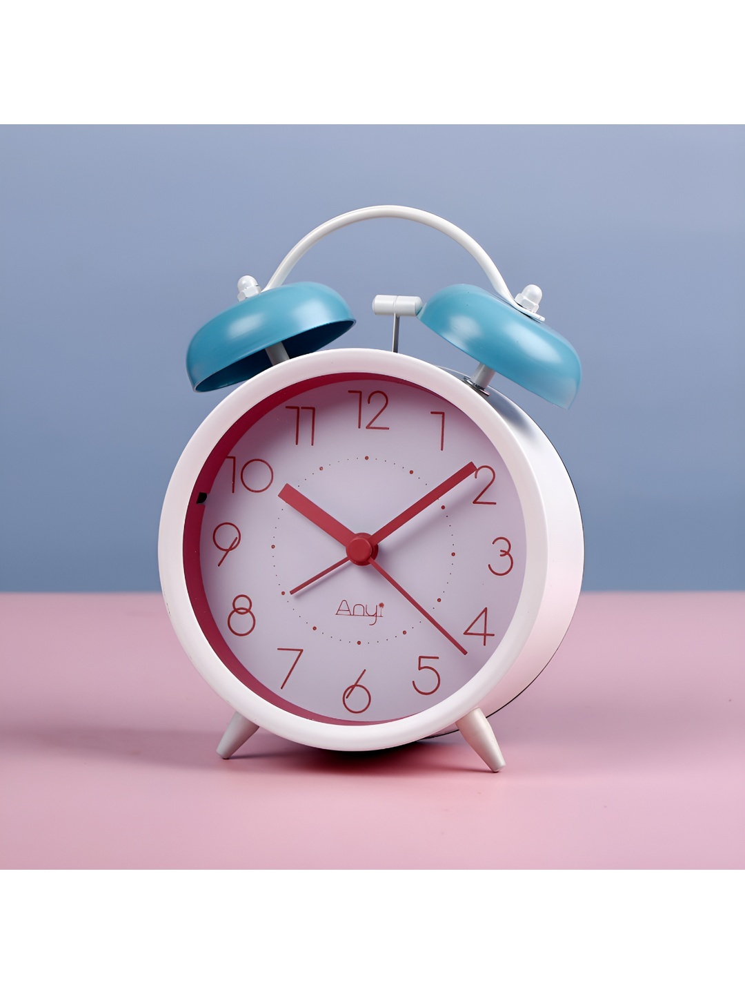 

Archies Pink & White Printed Contemporary Alarm Clock