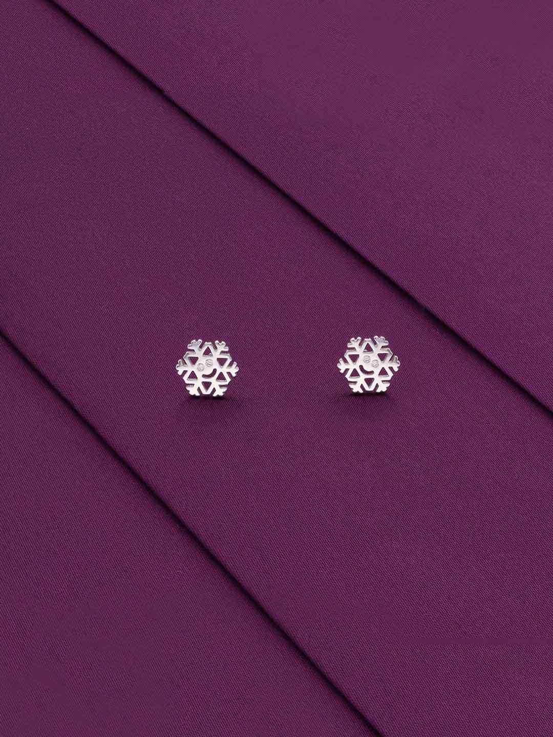 

KAI JEWEL Cubic Zirconia Rhodium Plated 92.5 Sterling Silver Stud Earrings