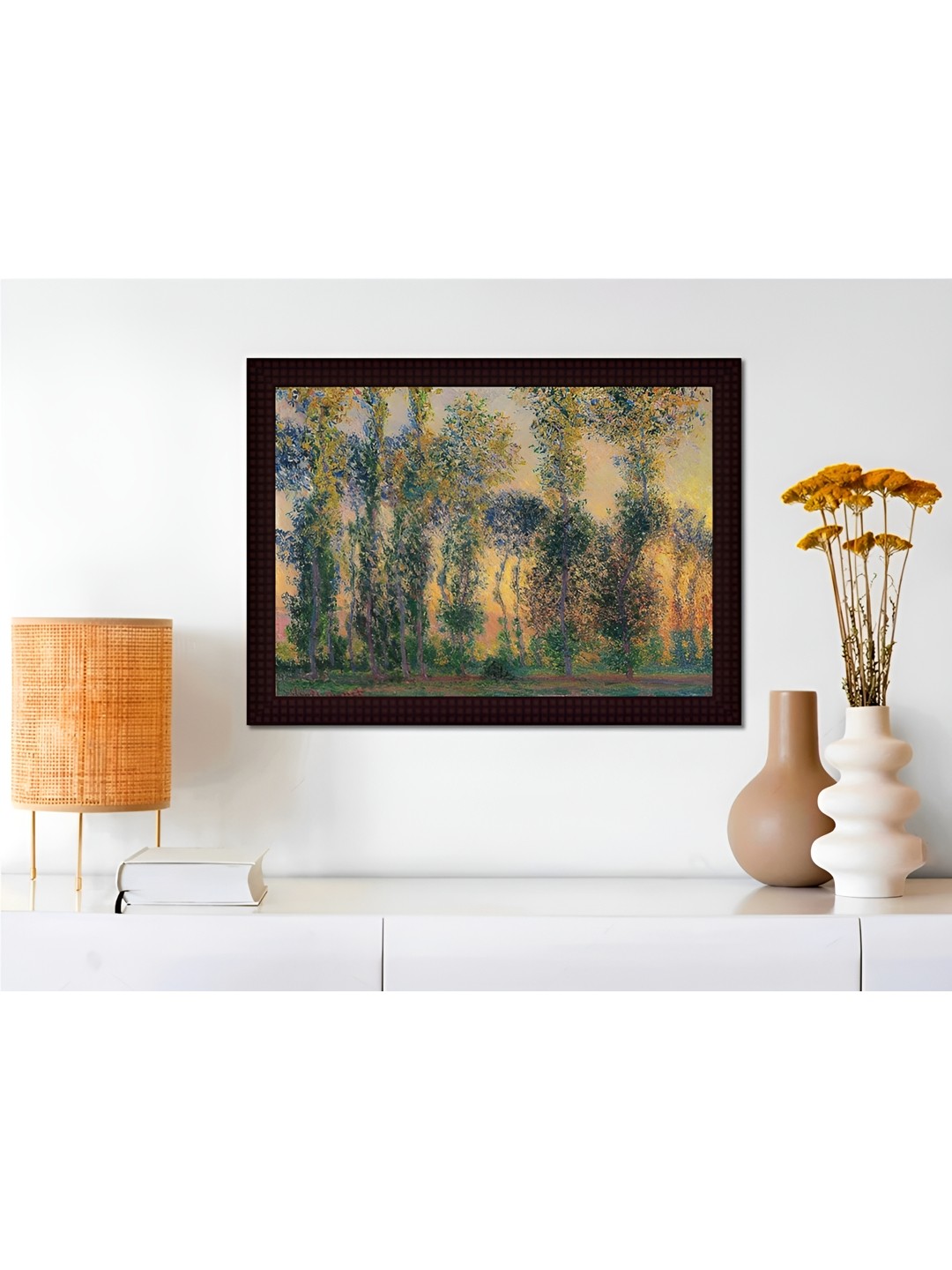 

Tamatina Green Wrapped Framed Painting Wall Art