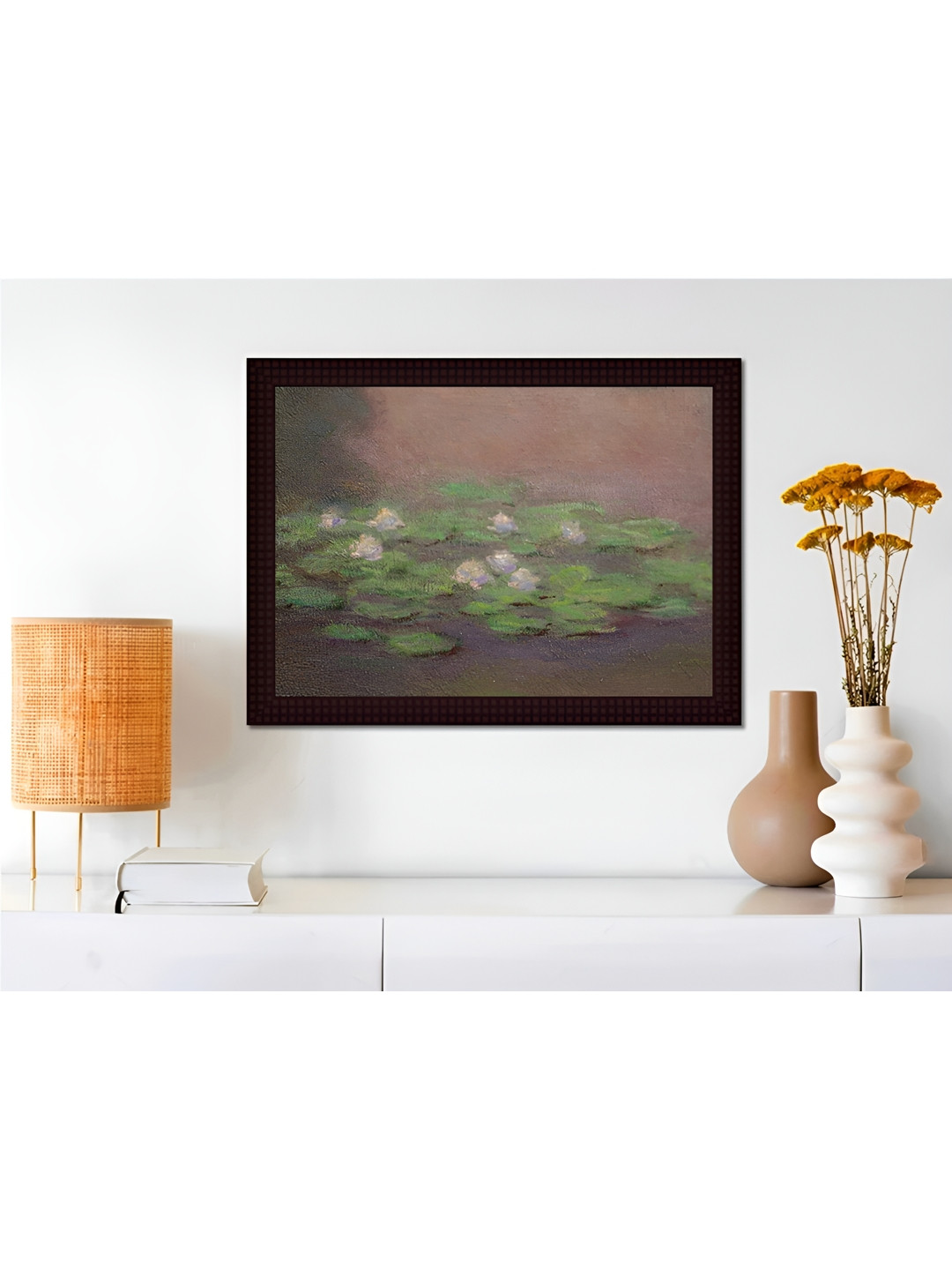 

Tamatina Green & Brown Printed Wooden Wall Paintings