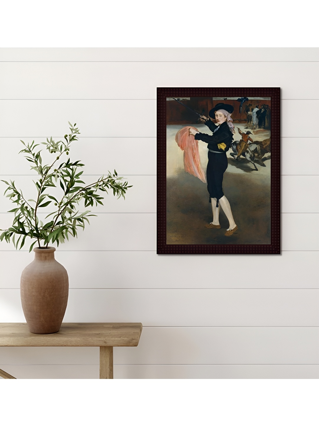 

Tamatina Beige & Black Victorine In The Costume Of A Matador Cotton Canvas Wall Art
