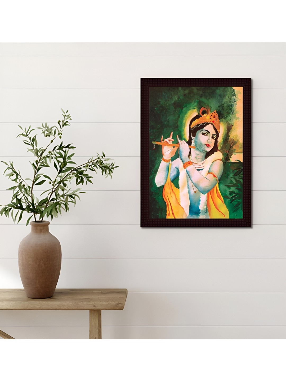

Tamatina Blue & Green Canvas Religious Wall Art
