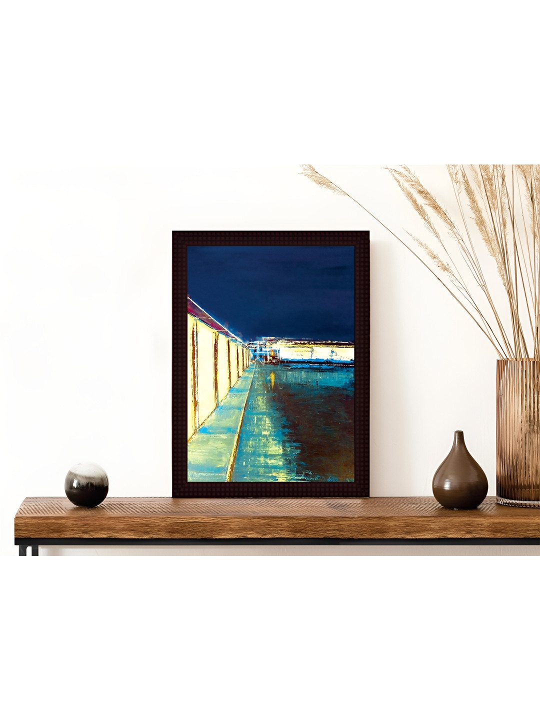 

Tamatina Blue The Bank Of Sea Wooden Wall Art