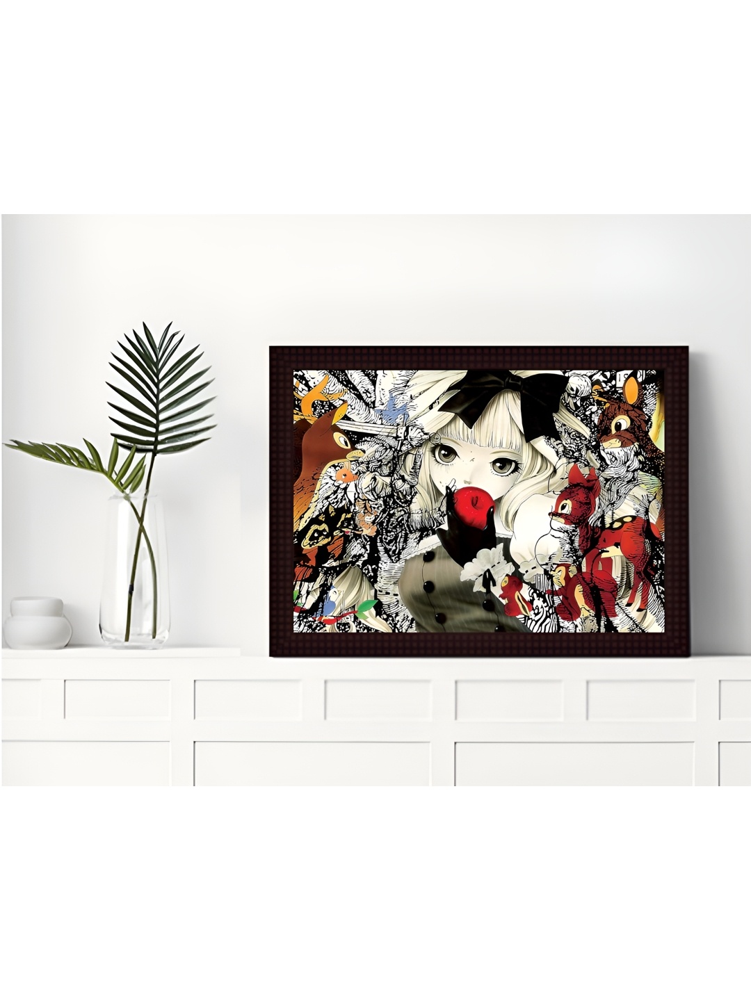 

Tamatina Brown & White Lord Ganesha Cotton Canvas Wall Art