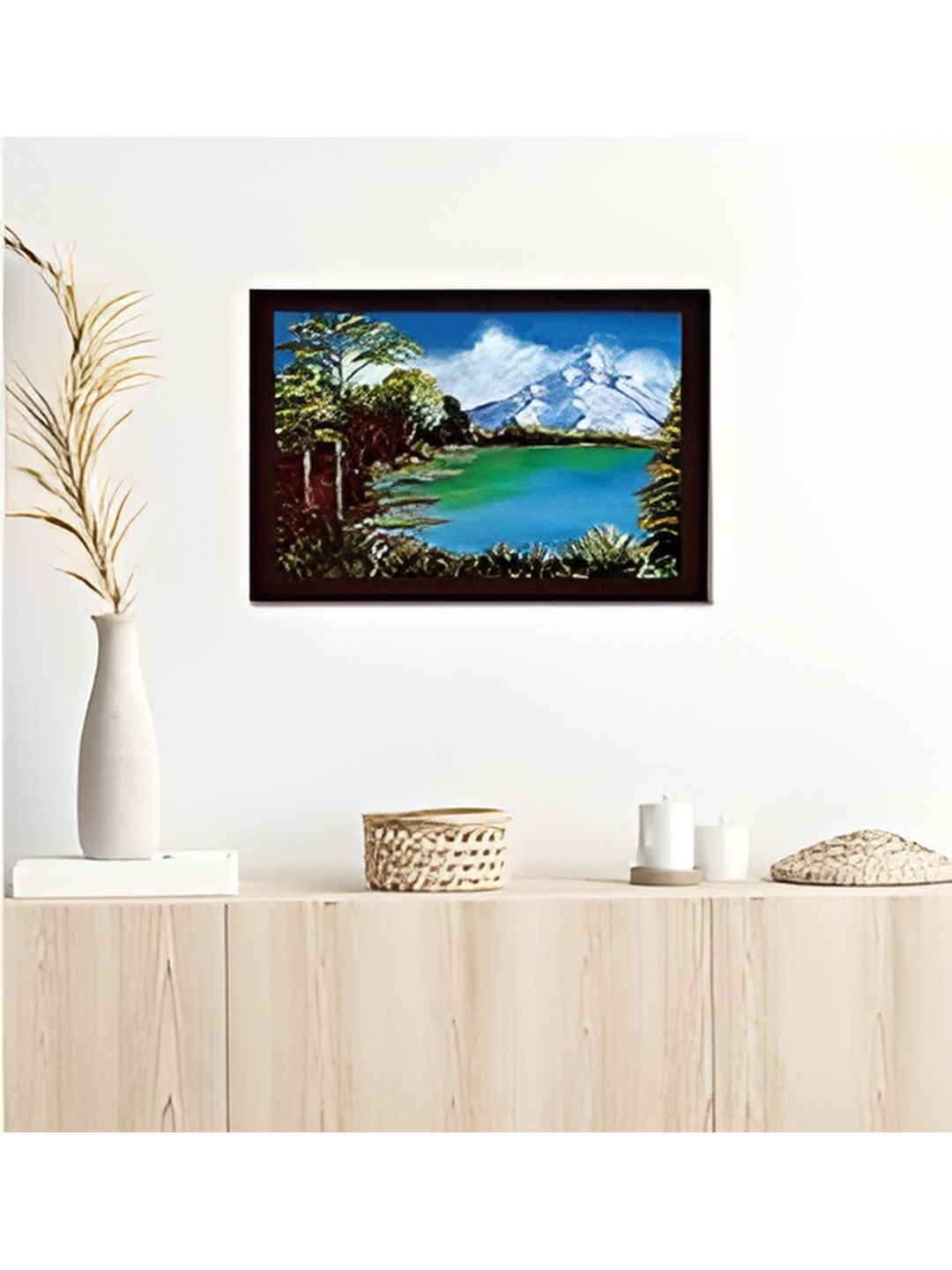 

Tamatina Blue & Green Canvas Wall Art
