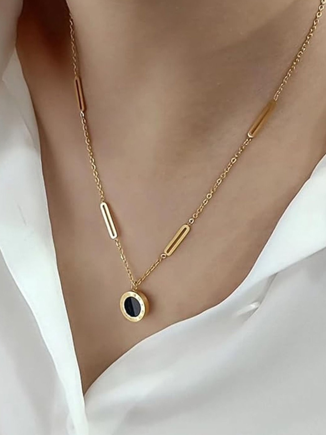 

KRYSTALZ Gold Plated Stainless Steel Chain