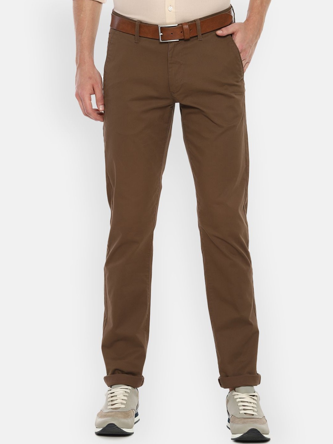 

Van Heusen Sport Men Slim Fit Trousers, Brown