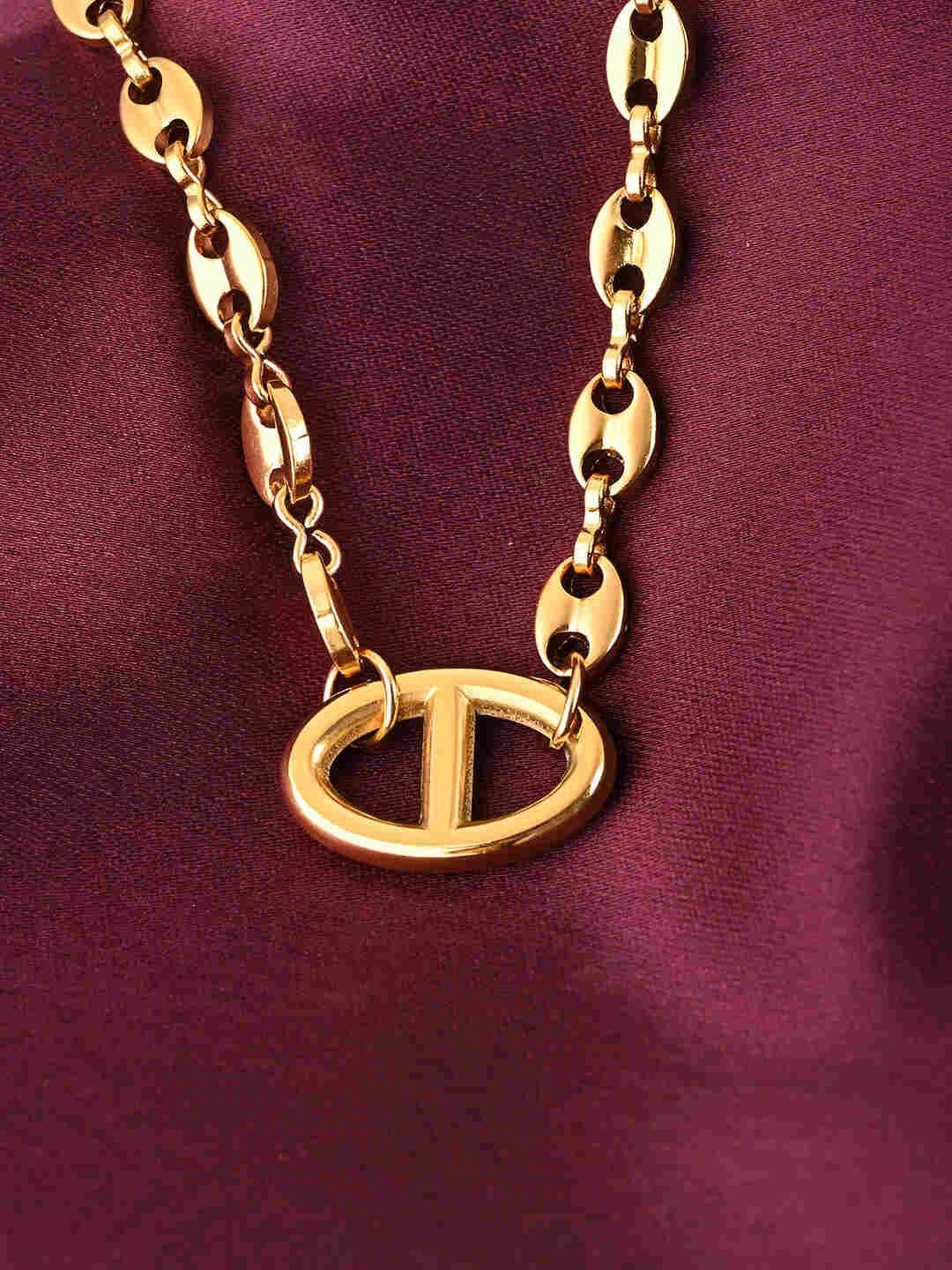

PALMONAS 18K Gold-Plated Stainless Steel Chain