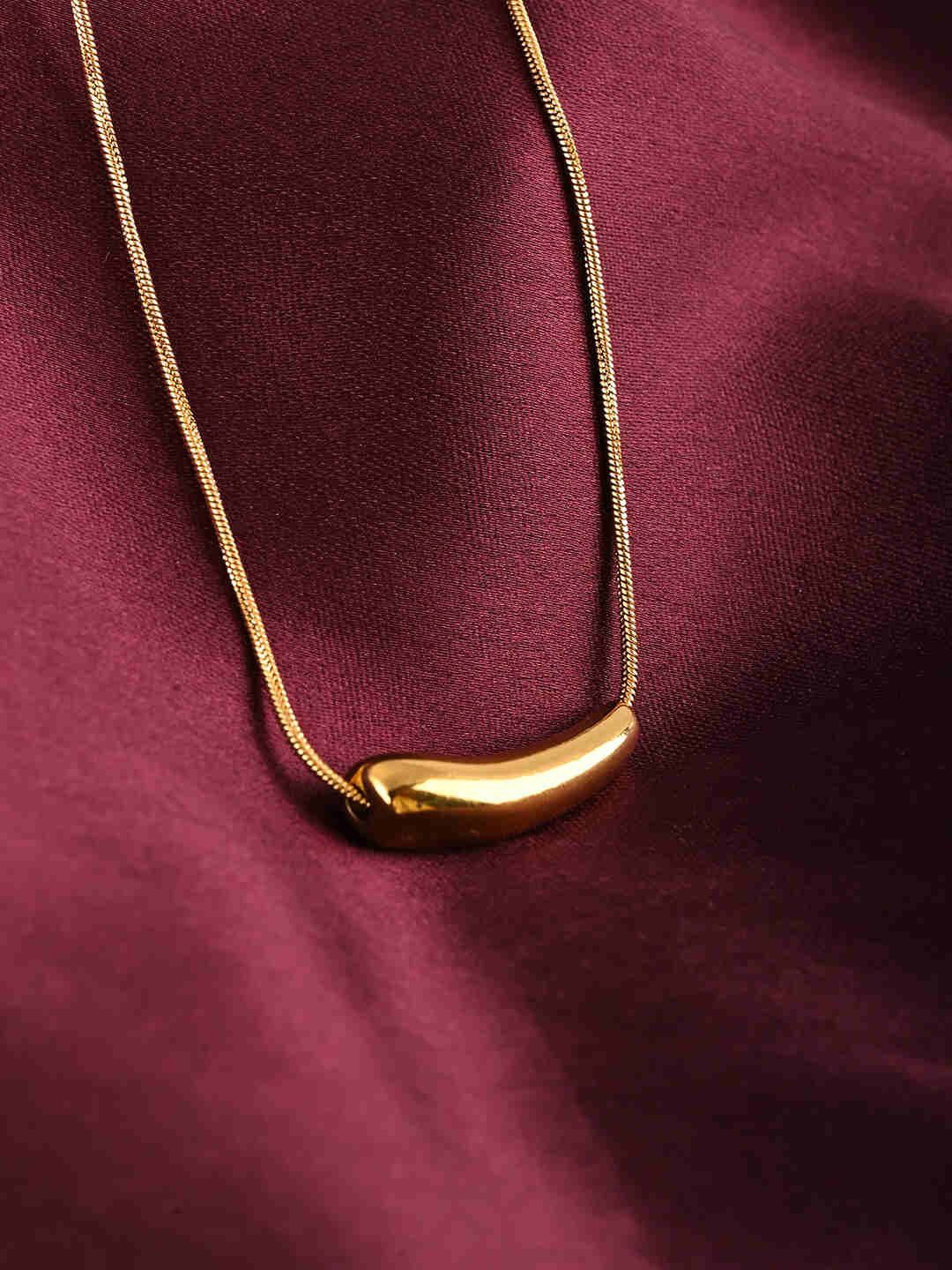 

PALMONAS 18K Gold-Plated Stainless Steel Necklace