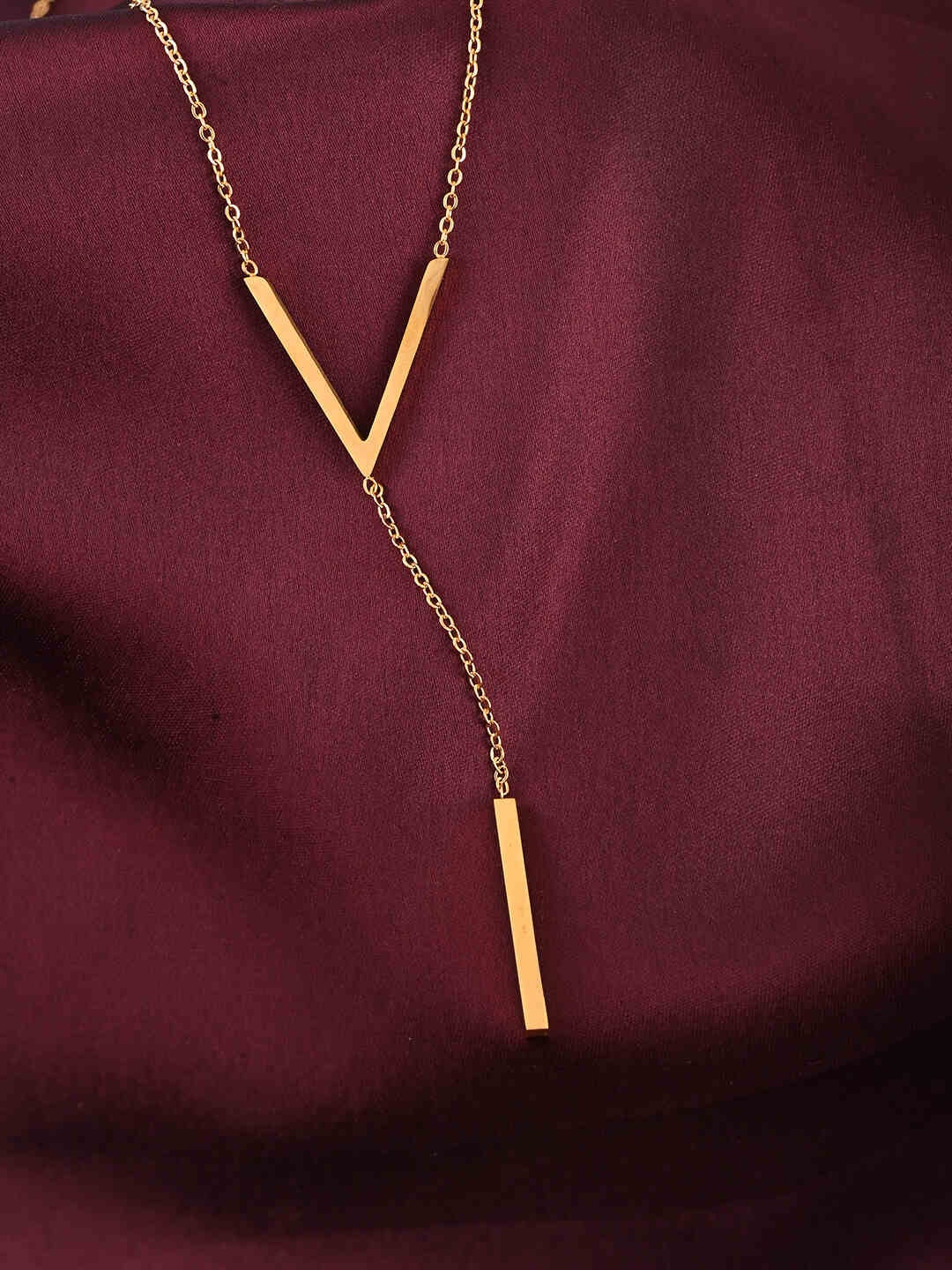 

PALMONAS 18K Gold-Plated Stainless Steel Necklace
