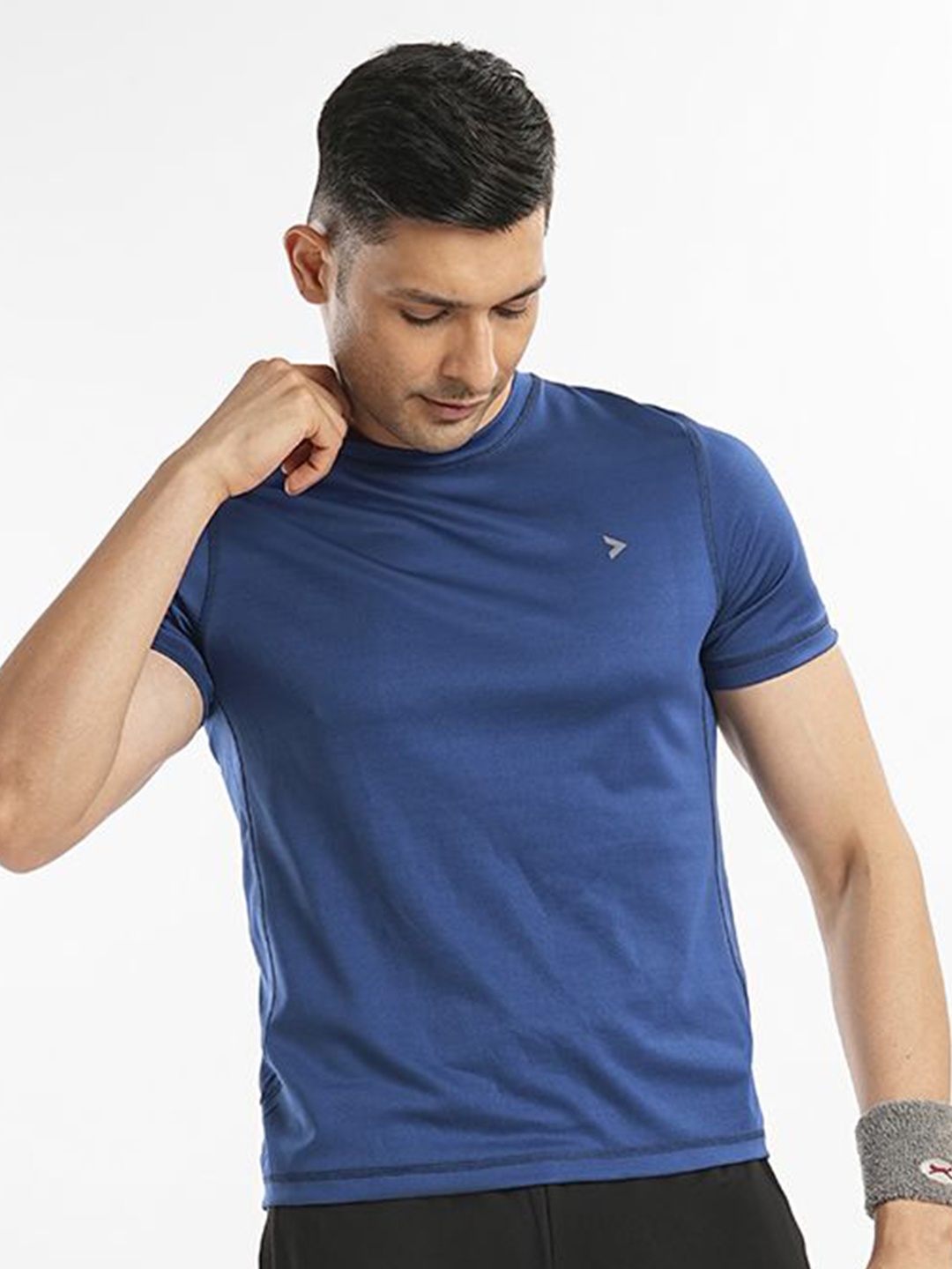 

Bombay High Men Regular Fit Performance T-Shirt, Blue