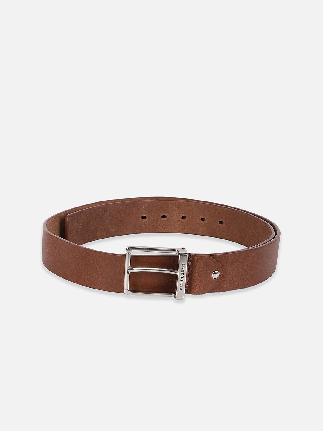 

Van Heusen Men Solid Leather Formal Belt, Brown