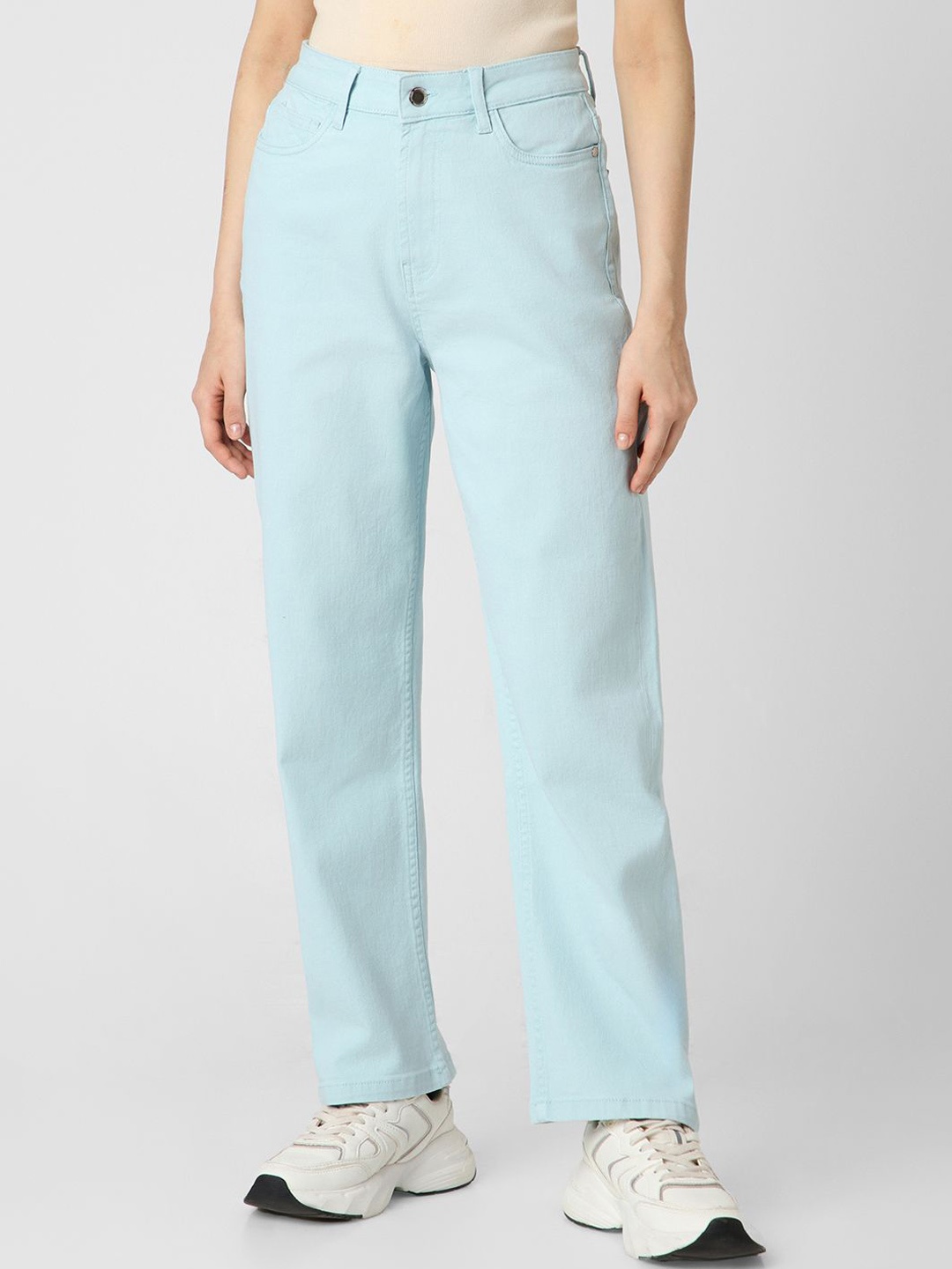 

Van Heusen Woman Mid Rise Clean Look Stretchable Jeans, Blue