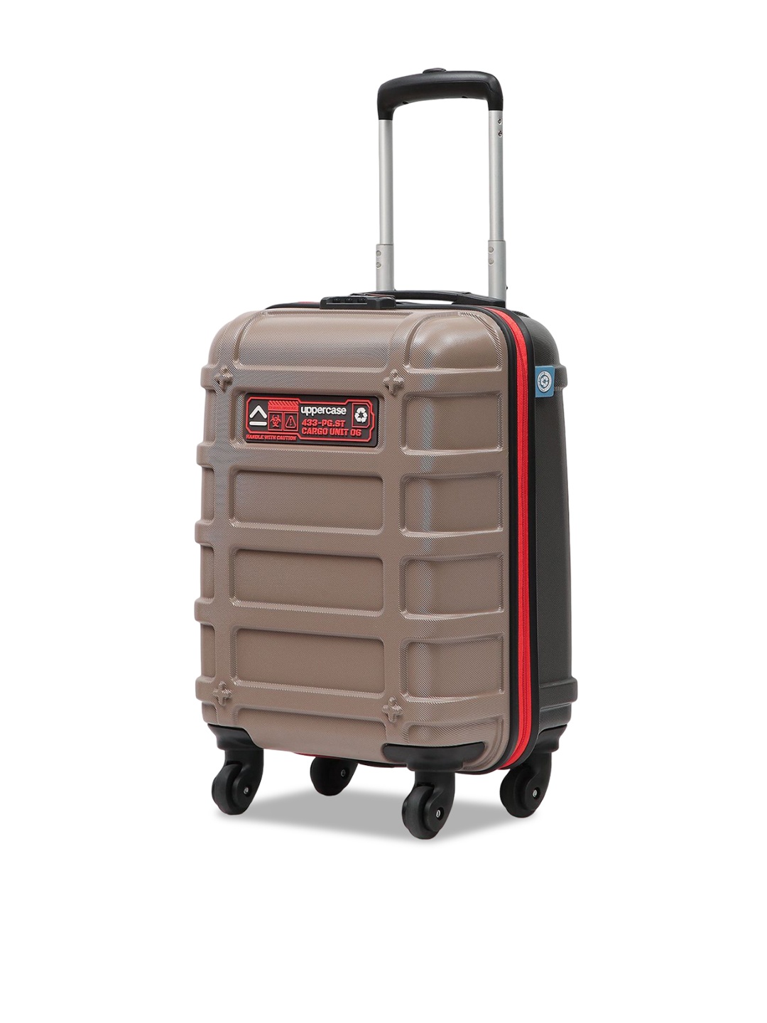 

uppercase Cargo Hard-Sided Cabin Trolley Suitcase, Brown