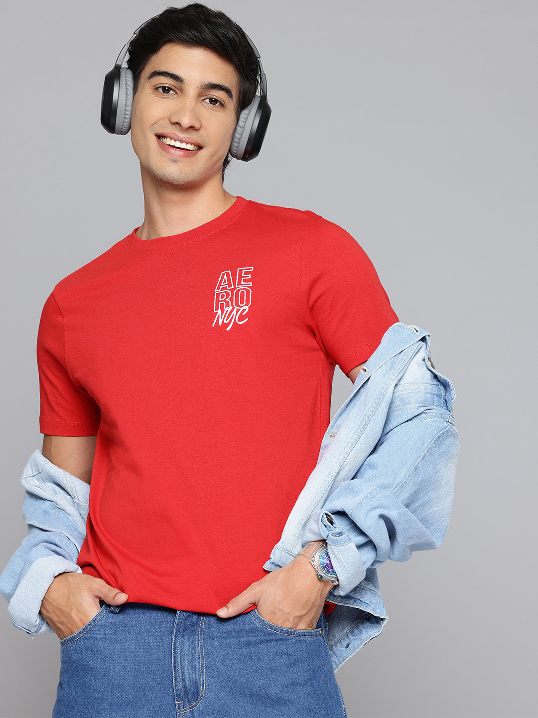 

Aeropostale Pure Cotton T-shirt, Red