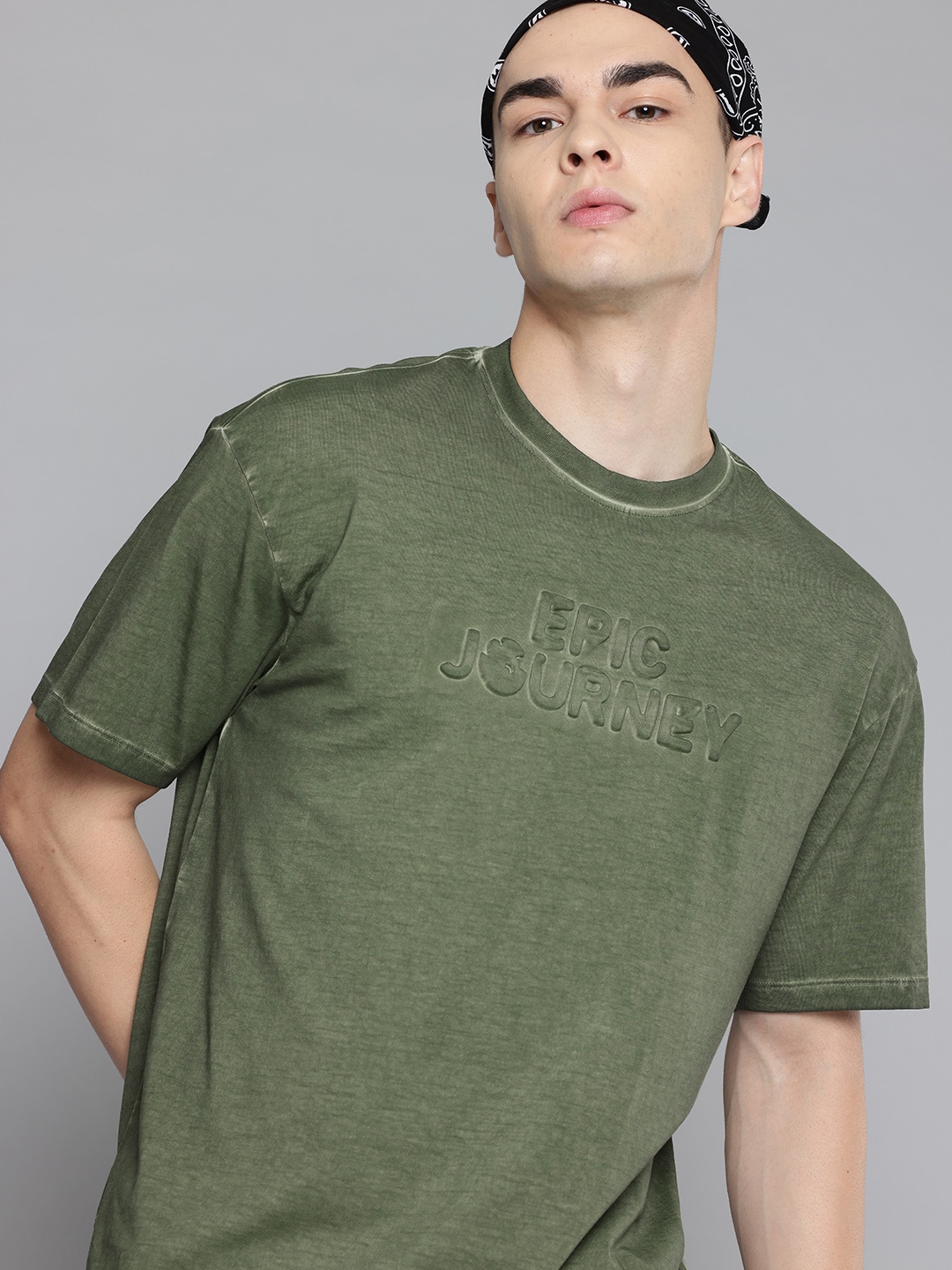 

Aeropostale Regular-Fit Pure Cotton T-shirt, Olive