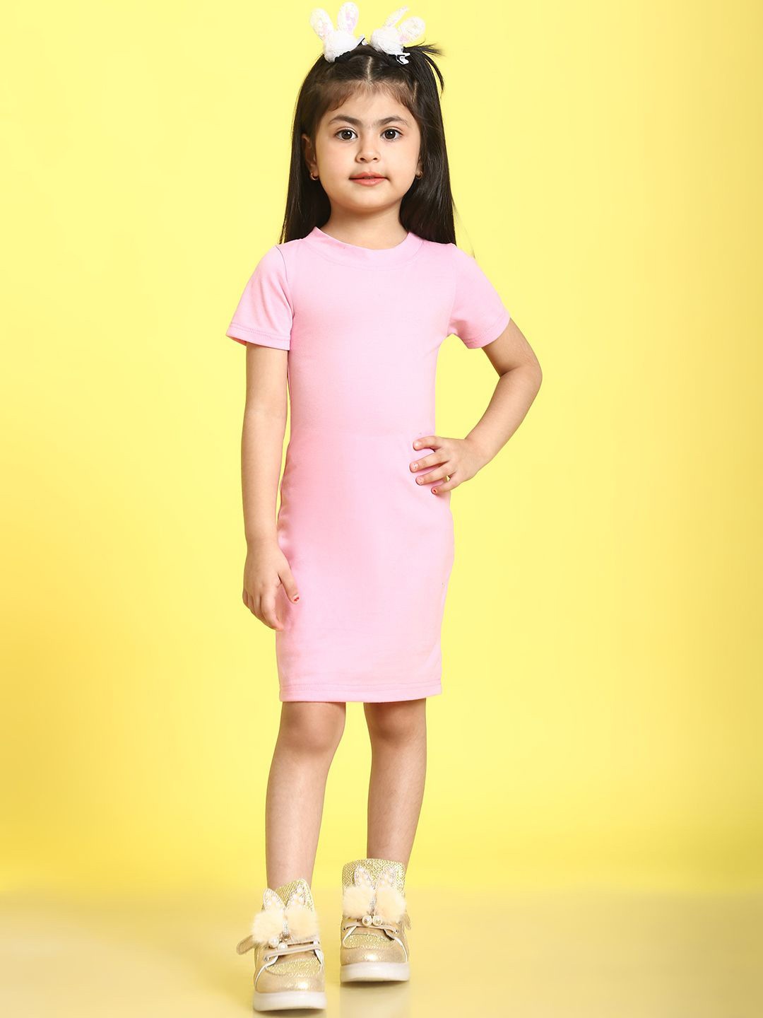 

MINI & MING Girls Sheath Dress, Pink