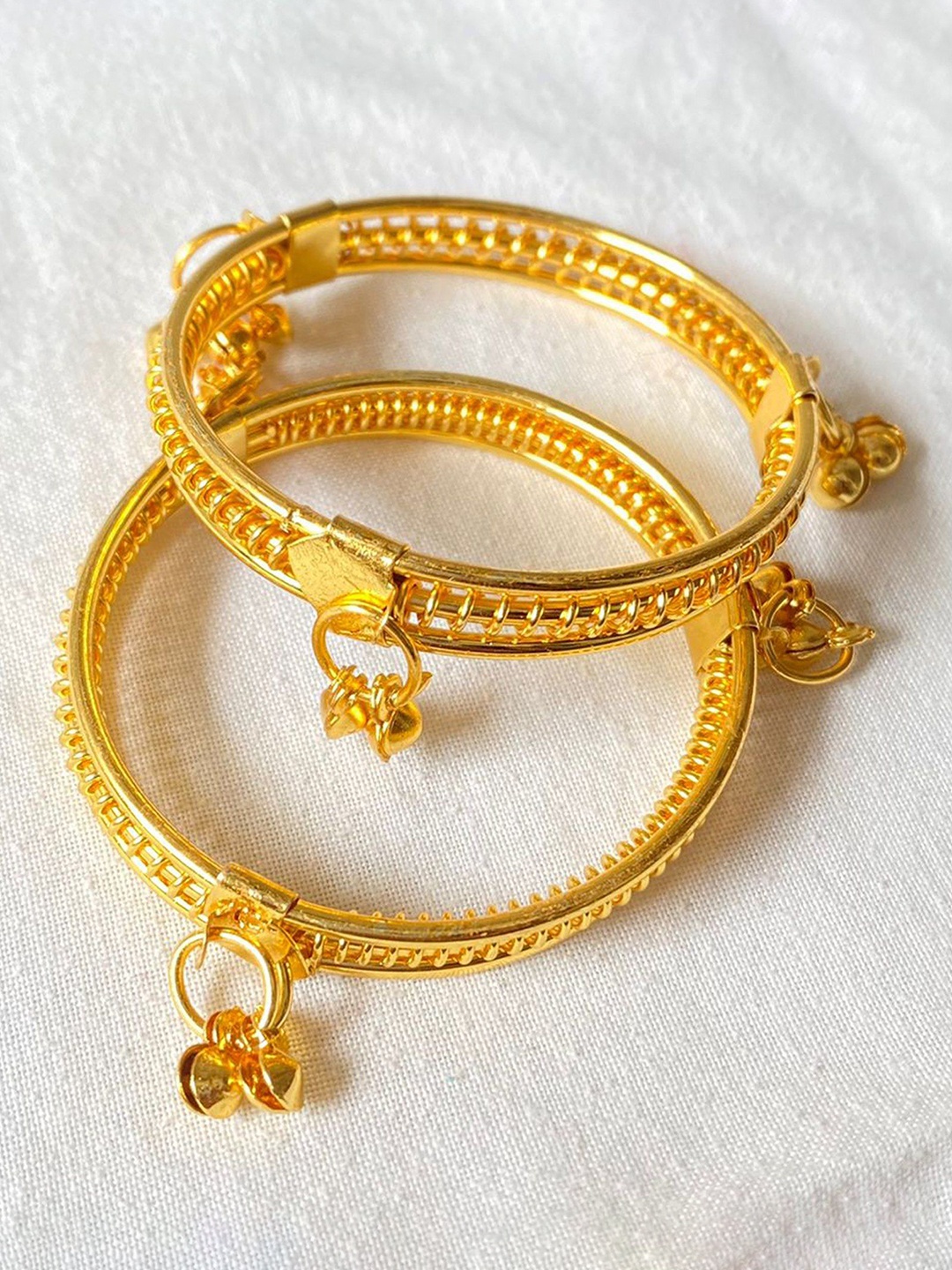 

BAESD Set Of 6 Rose Gold-Plated Bangles