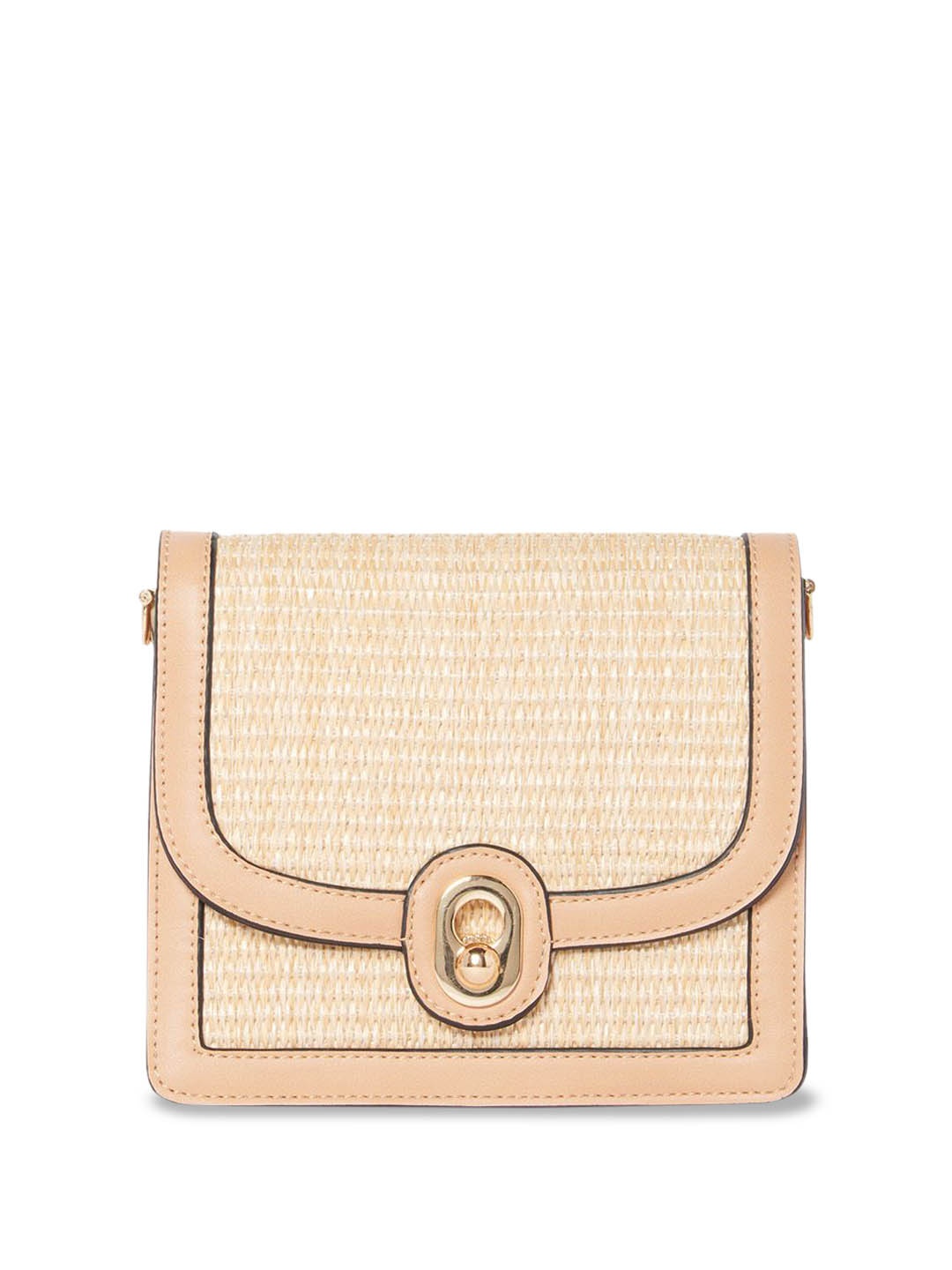 

Forever New Textured PU Structured Handheld Bag, Peach