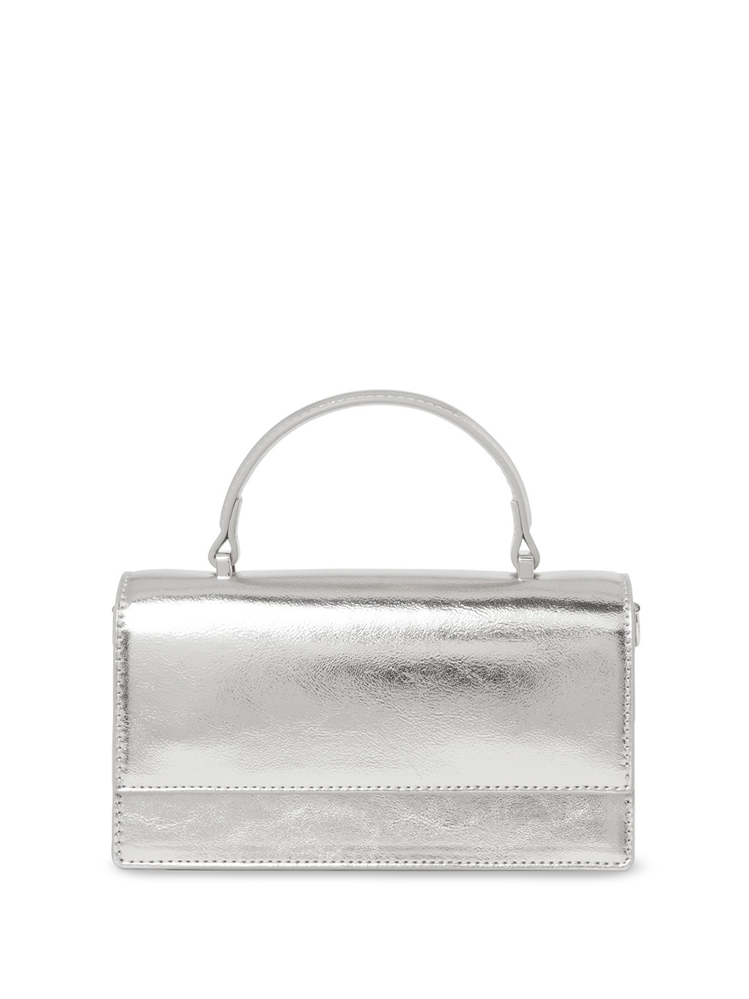 

Forever New Textured Crossbody Satchel Bag, Silver