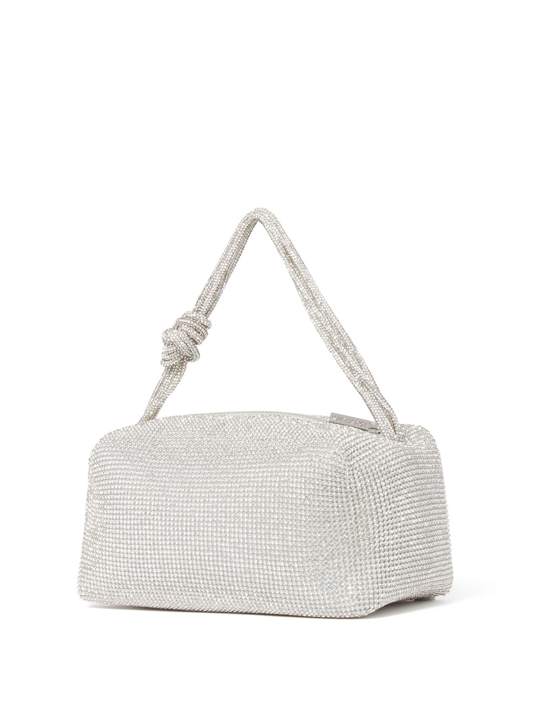 

Forever New Embellished Structured Handheld Bag, Silver