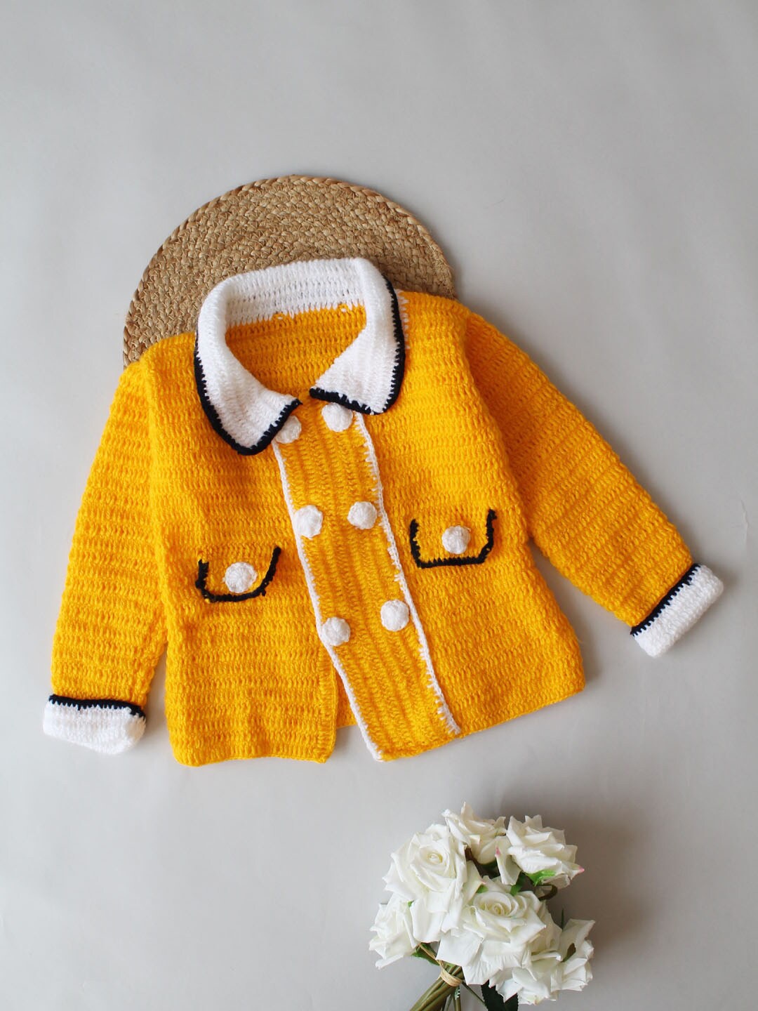 

Woonie Boys Ribbed Cardigan, Orange