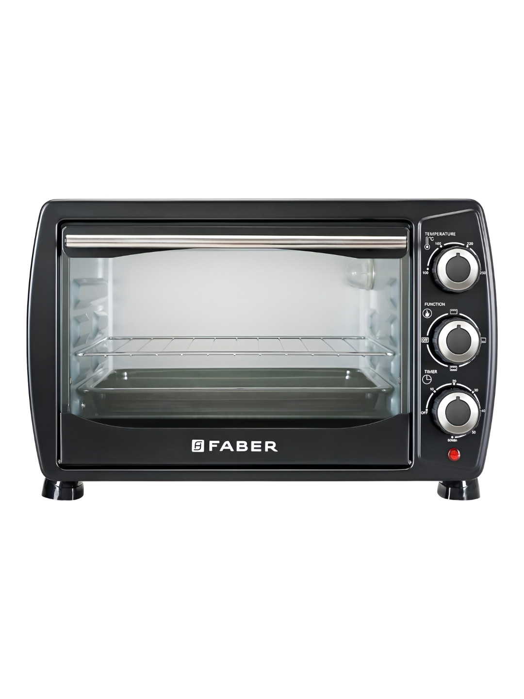 

FABER Black 4 Stage Functions Bake Toast & Grill 1400W OTG Oven 20L