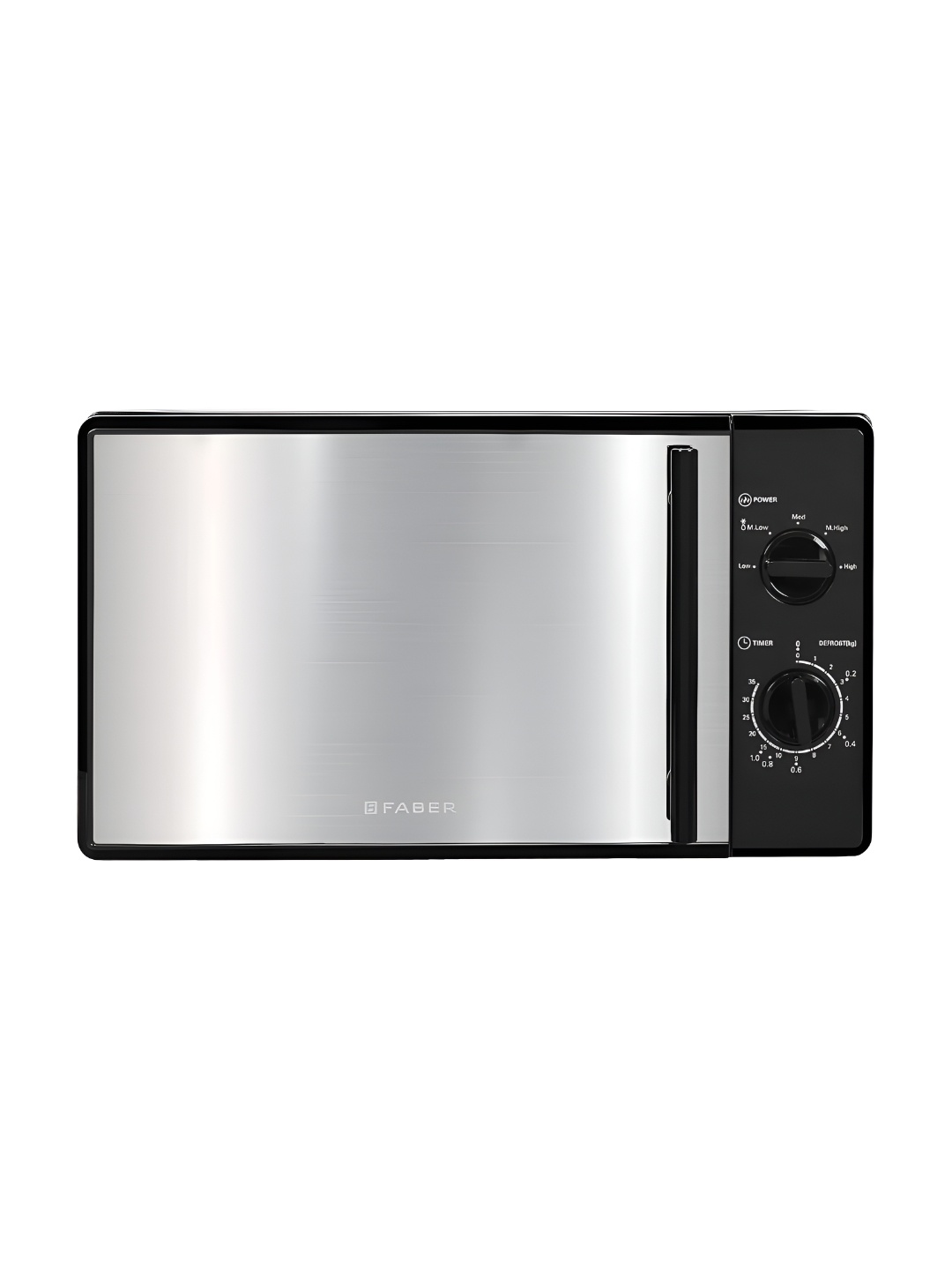 

FABER Black 700W Knob Standalone 20L Microwave Oven