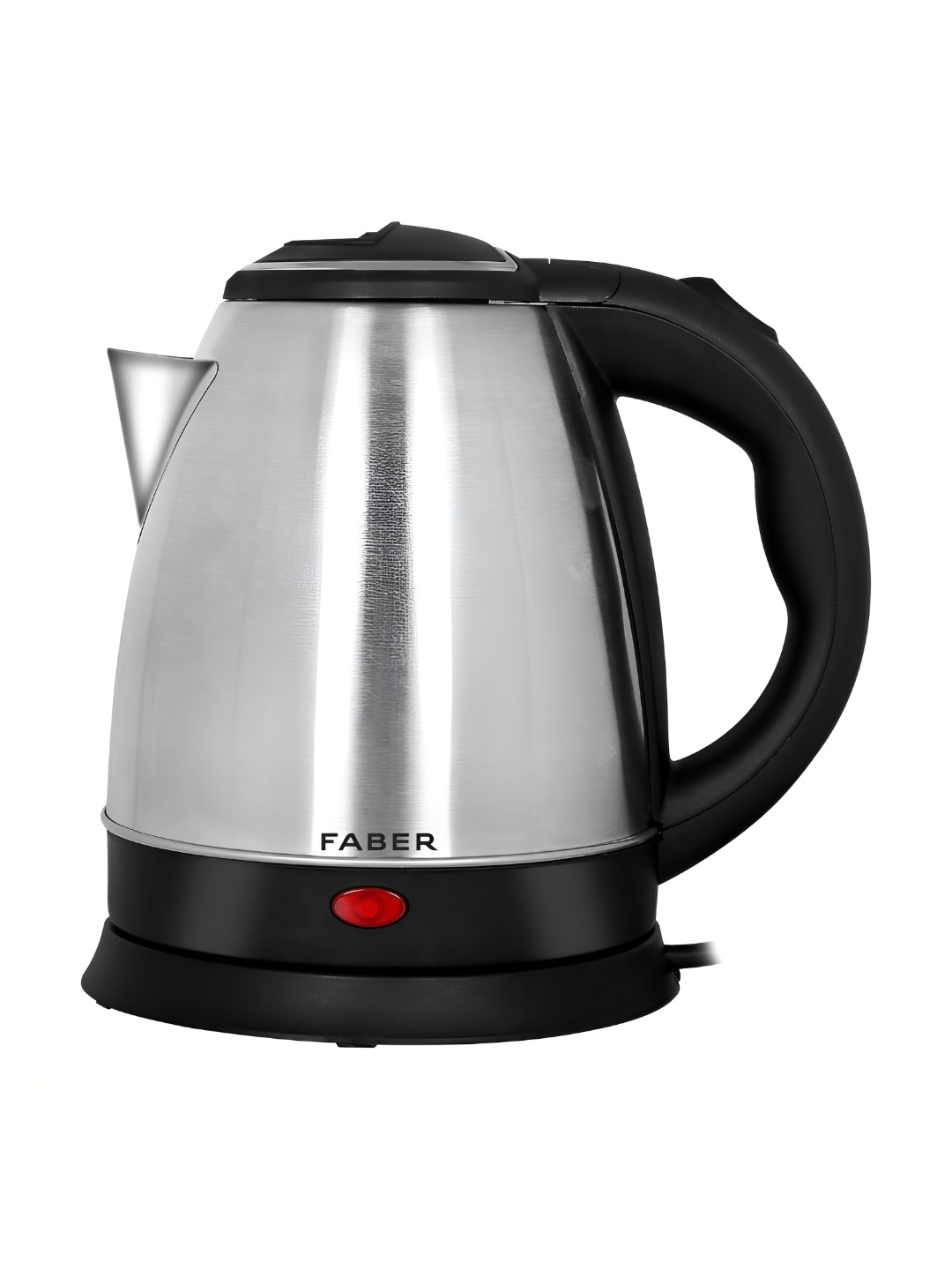 

FABER Black & Steel 1.5L Electric Kettle- 360 Swivel Base Over & Dry Heat Protection