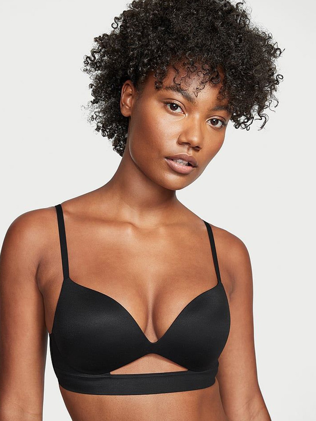 

Victoria's Secret Bra Half Coverage Heavily Padded, Black